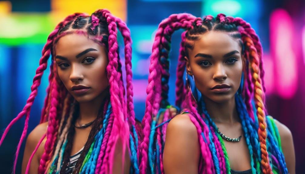 braiding with colorful extensions