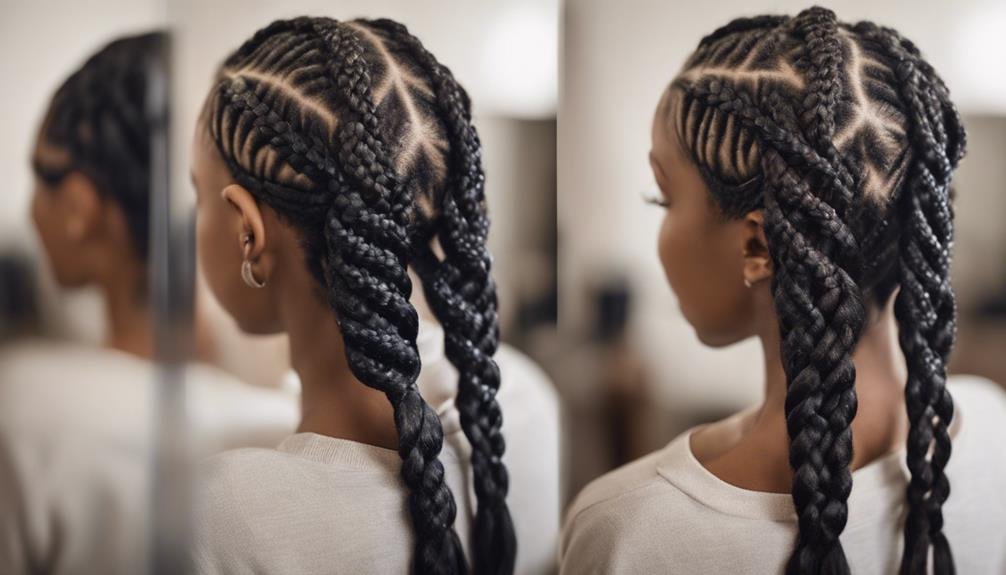 braiding hair instructions provided
