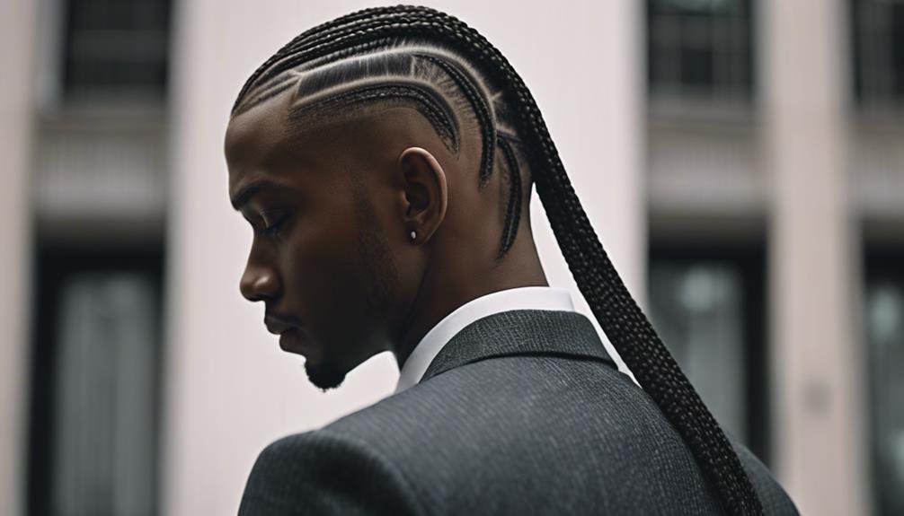 Classic Straight-Back Cornrows