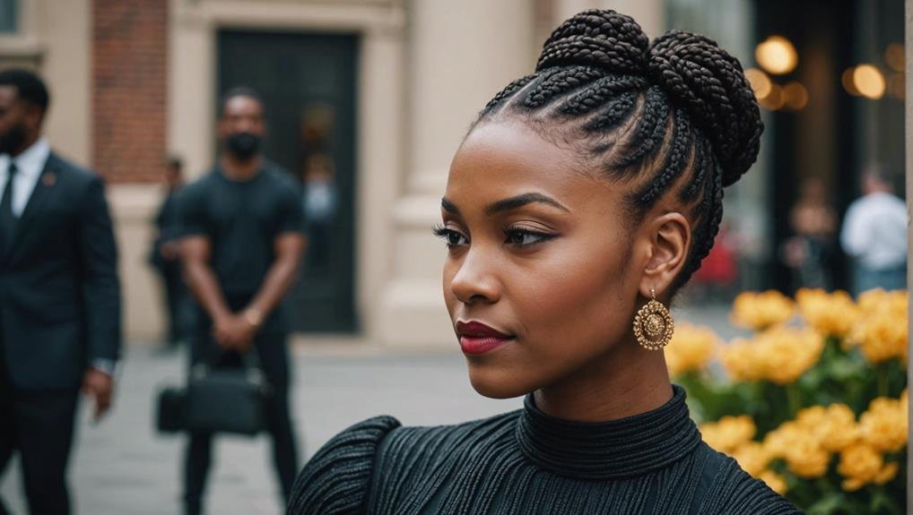 Elegant Braided Bun Variations