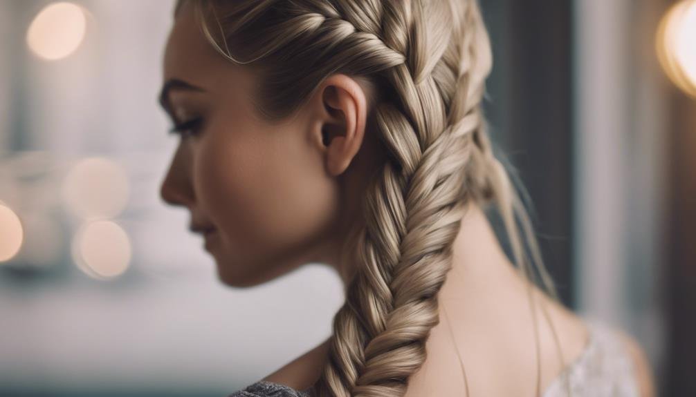 hairstyle with delicate twists