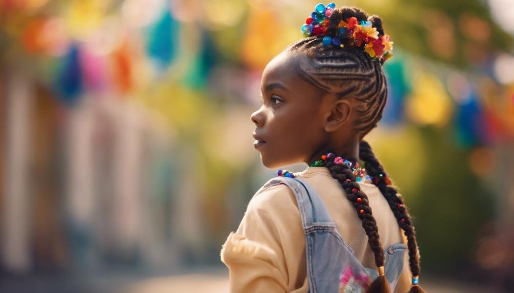 styling braids with flair