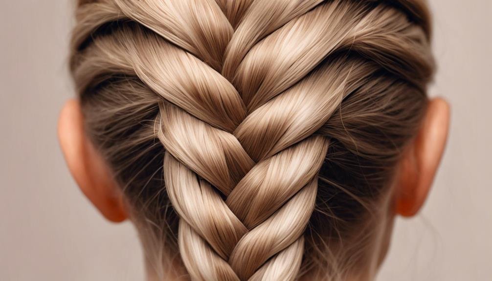 hairstyle with three strands