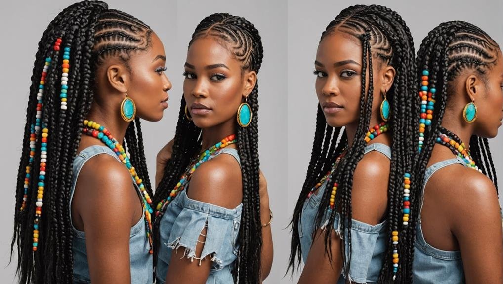 stylish braids for black hair