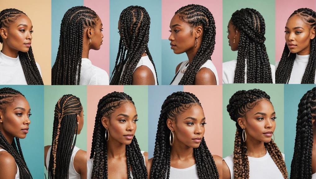 variety of braiding styles
