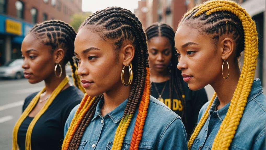 african inspired lemonade braid styles