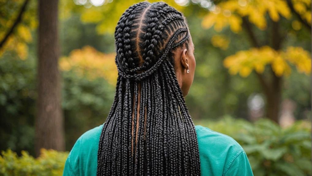 bold and voluminous braids