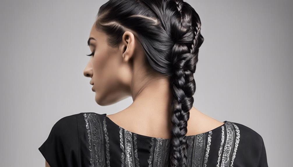 elegant hairdo with flair