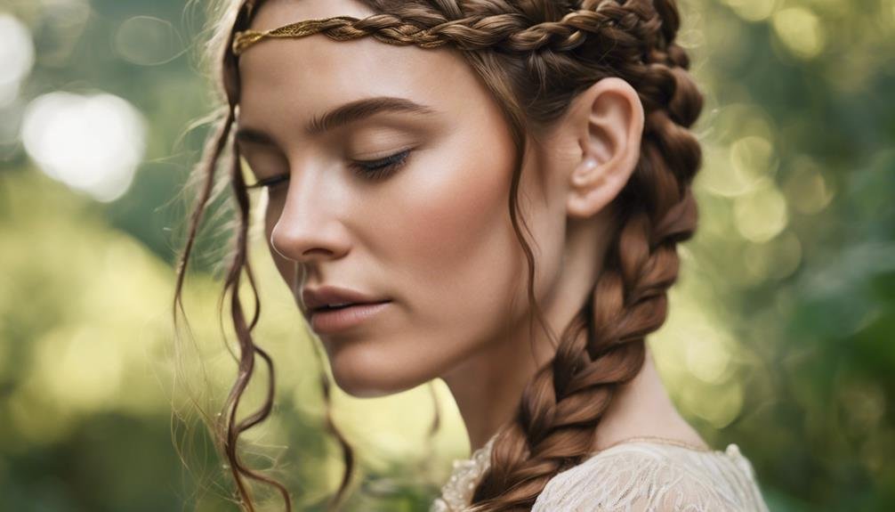 intricate double braided styles
