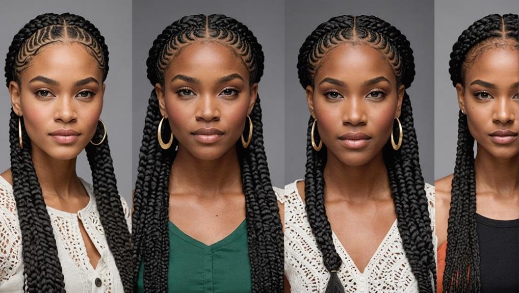 zig zag braids and face shapes